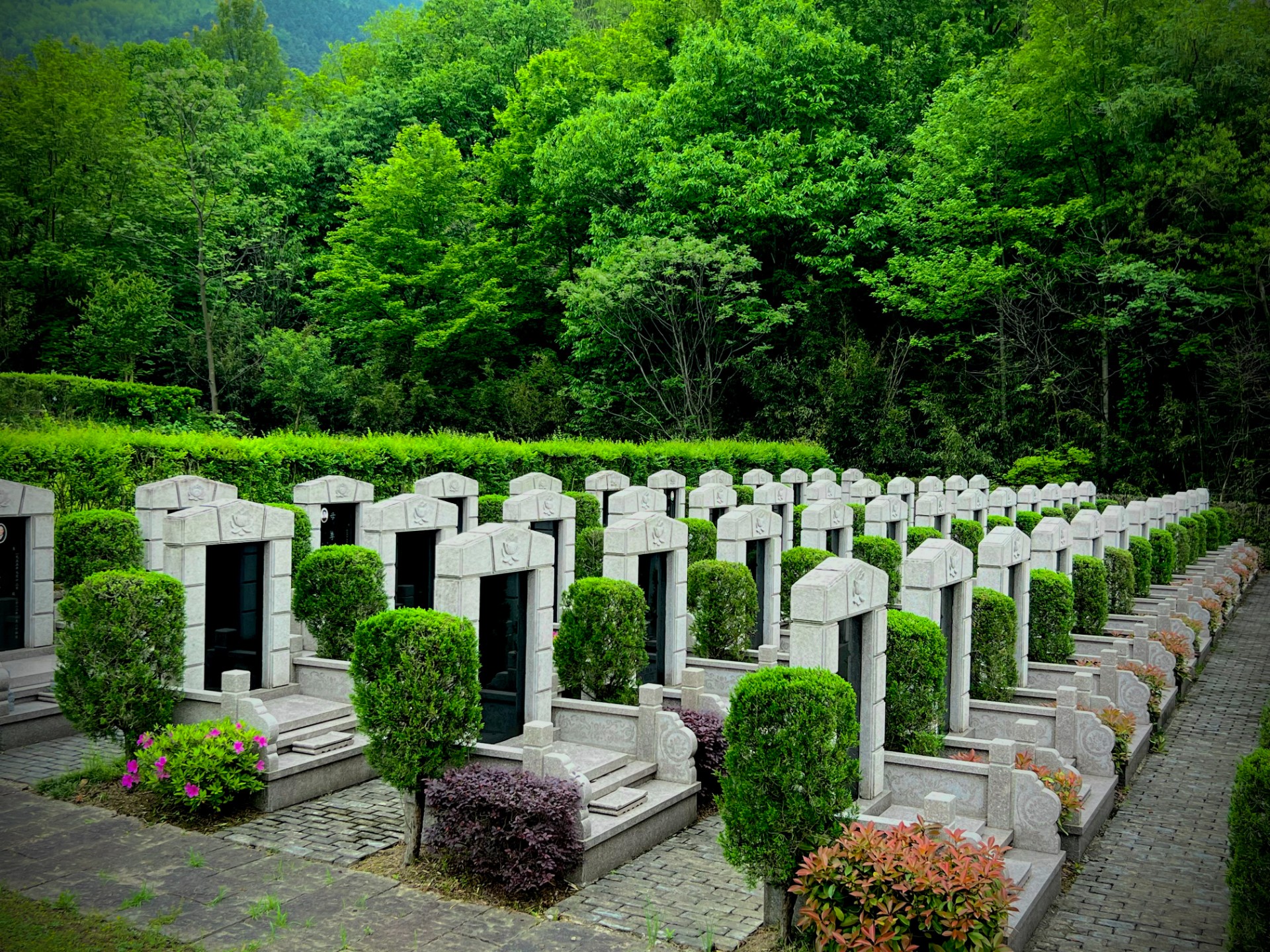 绿地墓碑